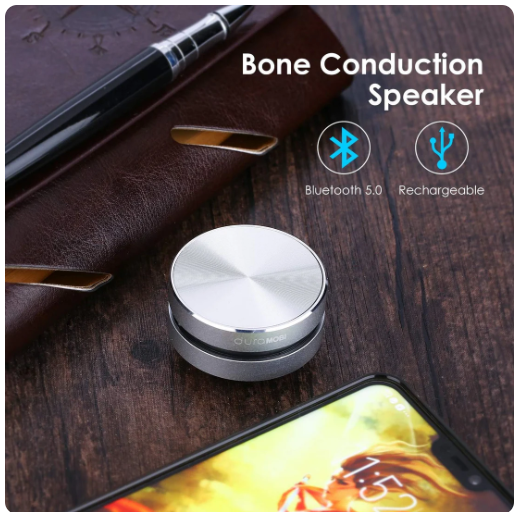 Portable Vibration Speaker with 360° Surround Sound