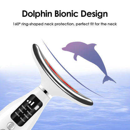 7-Color LED Neck & Face Lifting Massager