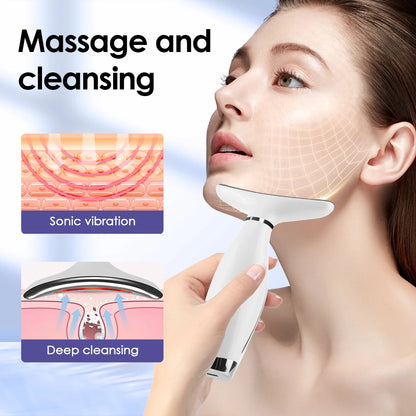 7-Color LED Neck & Face Lifting Massager